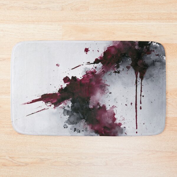 Item preview, Dynamic Red Ink Splash Abstract Explosion - Textured Red Palette No.26 designed and sold by SlowRegardArt.