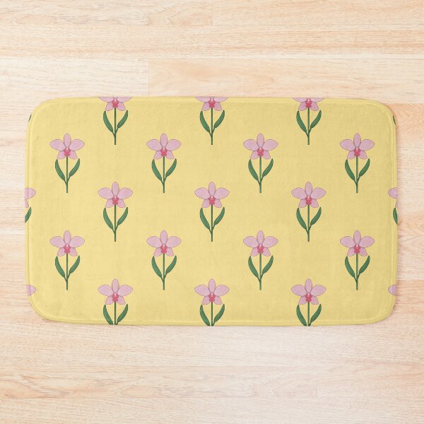 Item preview, Yellow Orchid Floral Pattern designed and sold by creartdsign.