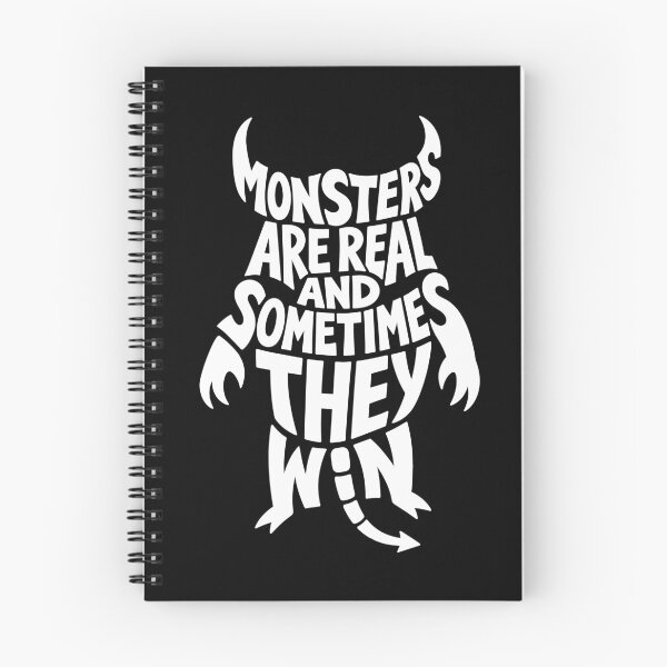 Item preview, Monster Quote Typography T-Shirt | Dark Humor designed and sold by Kaurisdigital.