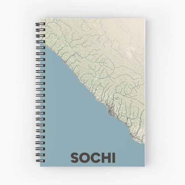 Item preview, Sochi Map designed and sold by MapsNerd.