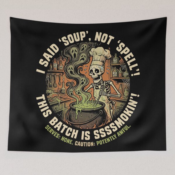 Item preview, Skeleton Chef Brewing a Kitchen Disaster designed and sold by Dream Capsules.