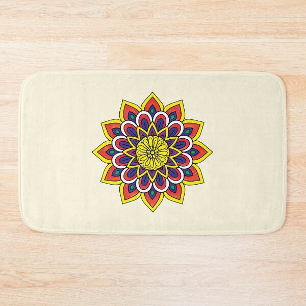 Item preview, Folk Mandala designed and sold by CharlottePlaceArt.