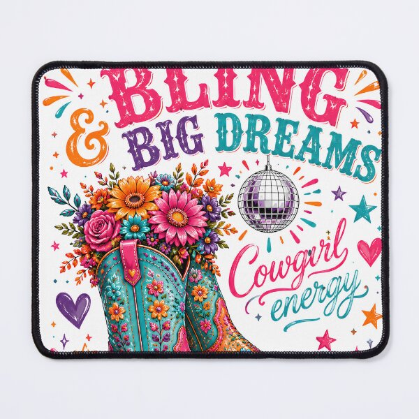 Item preview, Boots Bling and Big Dreams Cowgirl Energy Western Design designed and sold by R-B-Colors.