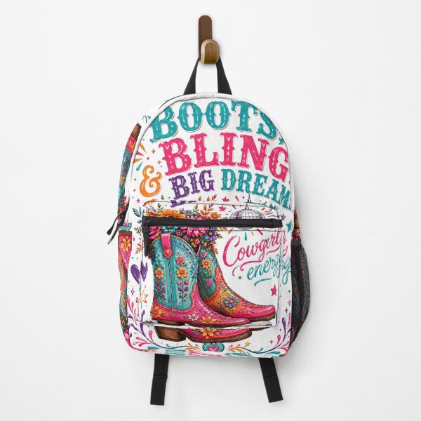 Item preview, Boots Bling and Big Dreams Cowgirl Energy Western Design designed and sold by R-B-Colors.