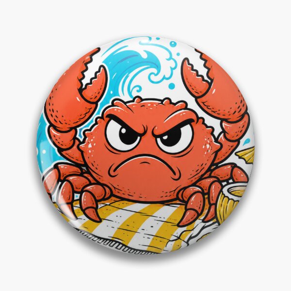 Item preview, Crabby Beach Sarcasm Lover Funny Vacation designed and sold by VisualArtsOasis.
