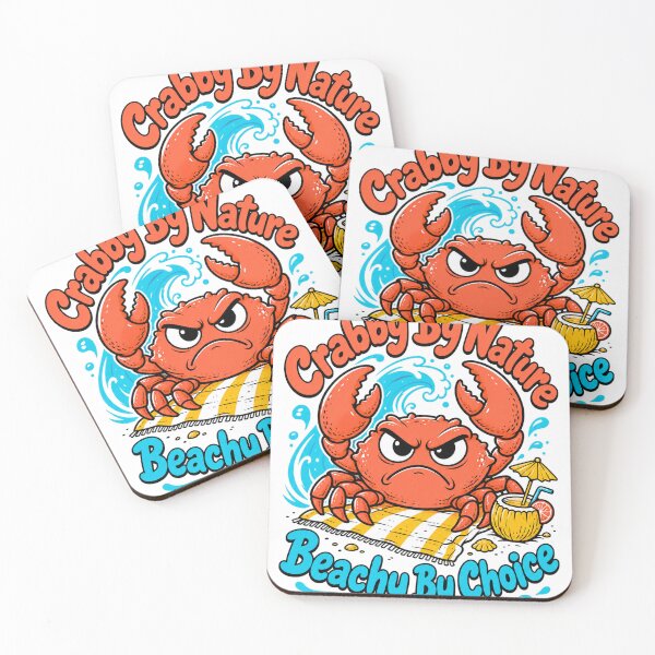 Item preview, Crabby Beach Sarcasm Lover Funny Vacation designed and sold by VisualArtsOasis.