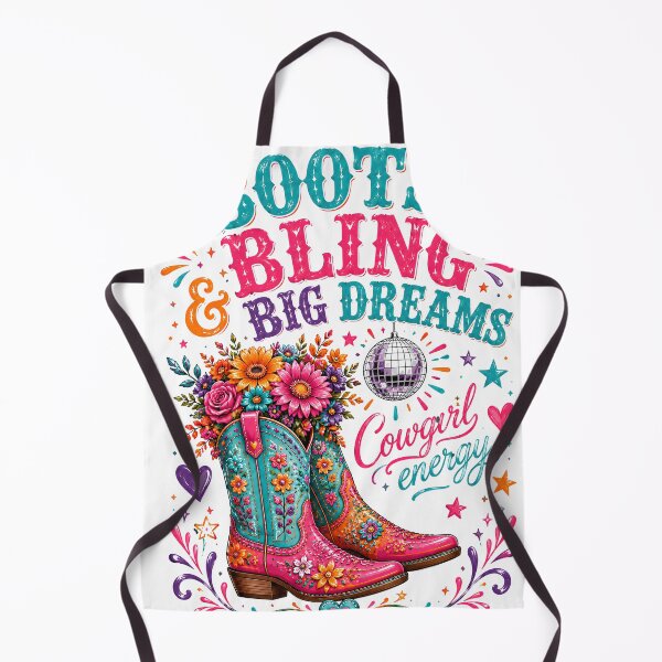 Item preview, Boots Bling and Big Dreams Cowgirl Energy Western Design designed and sold by R-B-Colors.