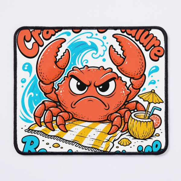 Item preview, Crabby Beach Sarcasm Lover Funny Vacation designed and sold by VisualArtsOasis.