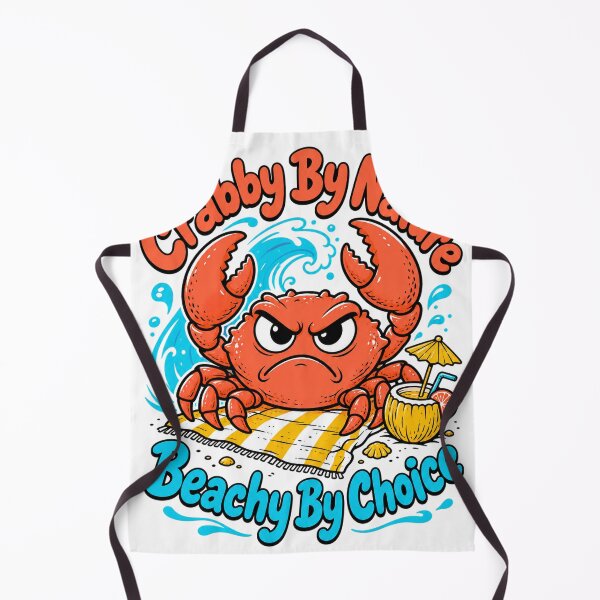 Item preview, Crabby Beach Sarcasm Lover Funny Vacation designed and sold by VisualArtsOasis.