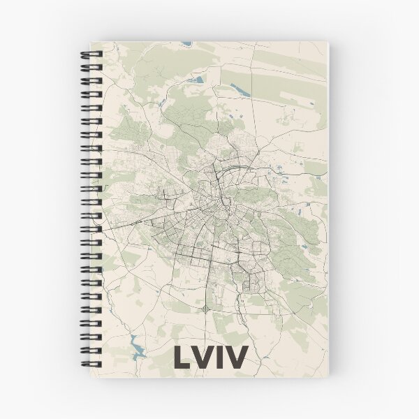Item preview, Lviv Map designed and sold by MapsNerd.