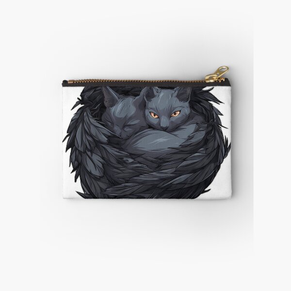 Item preview, Raven Feather Snuggle designed and sold by IllumeInk.