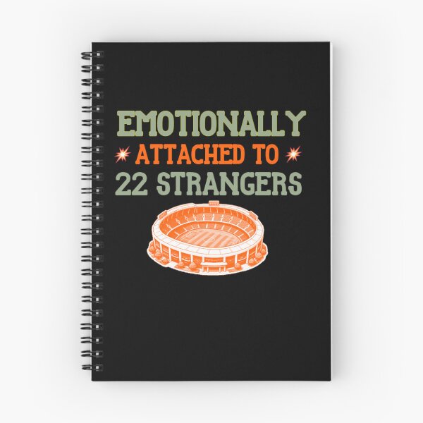 Item preview, Emotionally Attached to 22 Strangers Funny Soccer Fan designed and sold by Abibless1998.
