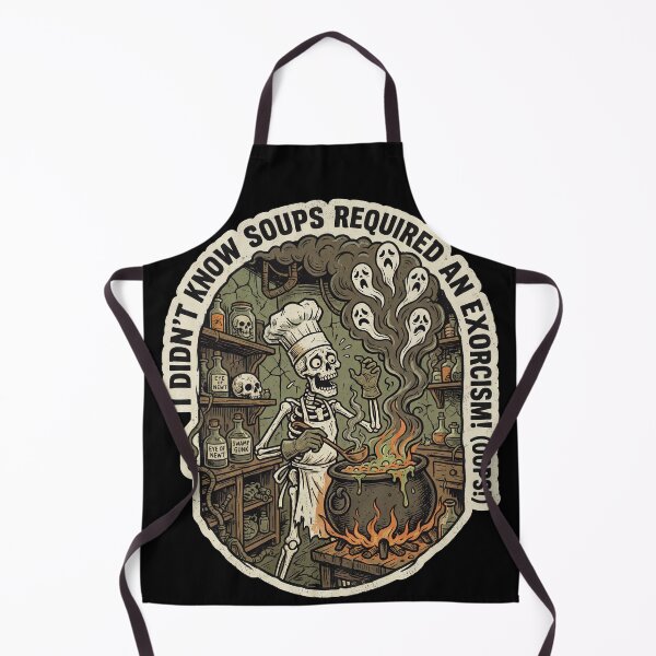 Item preview, Haunted Cauldron Kitchen Skeleton Chef designed and sold by Dream Capsules.