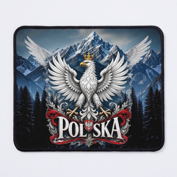 Item preview, Poland Eagle Patriotic Fantasy Mountains Design designed and sold by Essi80.