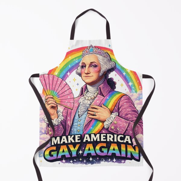 Item preview, Make America Gay Again, Funny Pride T Shirt, Rainbow Washington, LGBTQ Retro Graphic Tee designed and sold by ToastDesign.