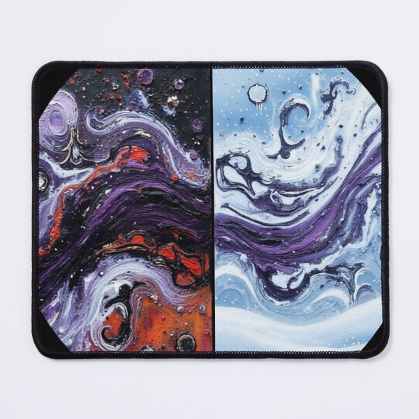 Item preview, cosmic waves snowy winter colorful geometric abstract design designed and sold by SmashingDeals.