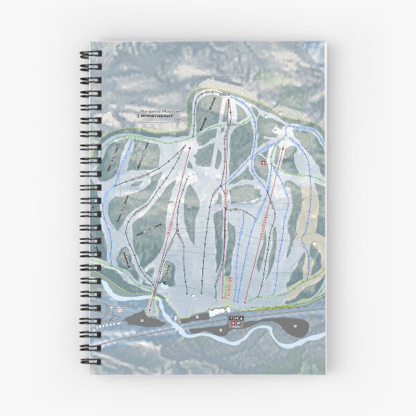 Item preview, Marquette Mountain Resort Trail Map designed and sold by Mapsynergy.