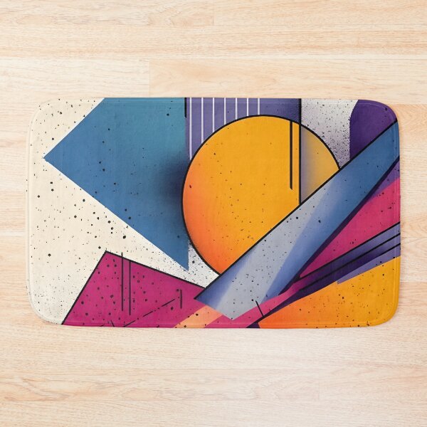 Item preview, Abstract 8 - Geometric Sunset Blocks designed and sold by NikaNavi.