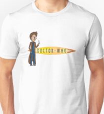 10th Doctor and his Logo Unisex T-Shirt