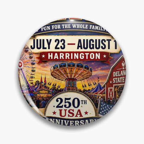 Item preview, DELAWARE STATE FAIR - Celebrating the 250 Aniversary USA 1776 to 2026 designed and sold by DBM Photo Art 1.