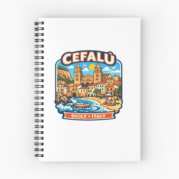 Item preview, Cefalu Sicily Coastal Sticker Souvenir Summer Edition designed and sold by Imaginarium of Chaos falcon88 .