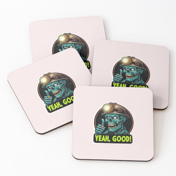 Item preview, Yeah, Good! - Mining Skull Humour designed and sold by WAISLYV.