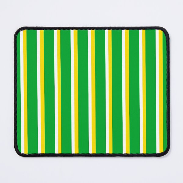 Item preview, Green with Yellow and White Stripes Pattern designed and sold by OneThreeSix.
