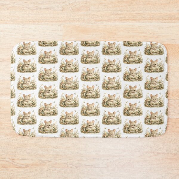 Item preview, Cute Reading Mouse – Whimsical Book Lover Art designed and sold by Clothes With Smiling Animals Walt Gral.