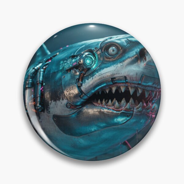 Item preview, Cyberpunk Neon Shark Mech Armor designed and sold by PowerArtUa.