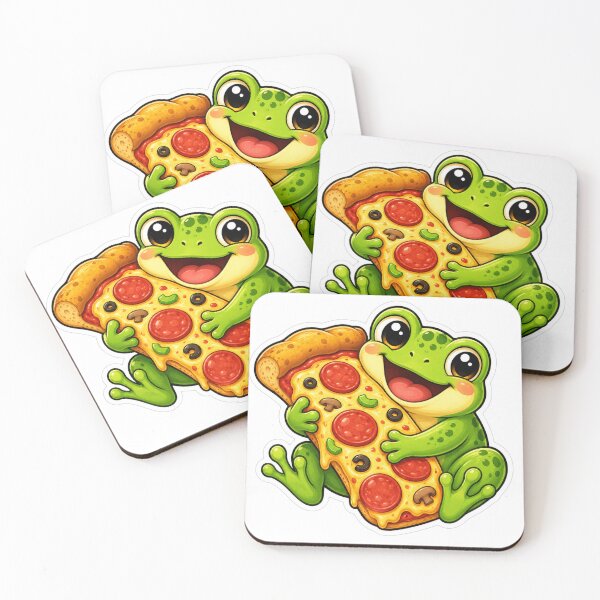 Item preview, Pizza Frog designed and sold by Wild Horizon Studio.