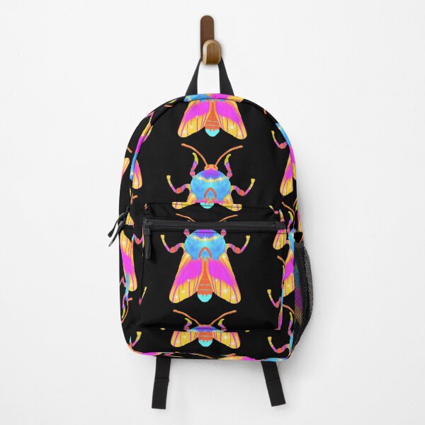 Item preview, Neon Moth | Vibrant Pop Insect Art designed and sold by Rawafi Art Studio.