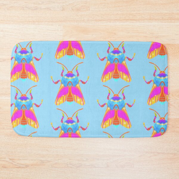 Item preview, Neon Moth | Vibrant Pop Insect Art designed and sold by Rawafi Art Studio.
