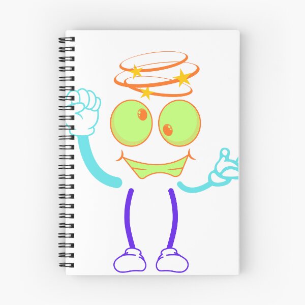 Item preview, Dizzy Cartoon Character- Funny Stars Head Spin designed and sold by CrownINDesign.