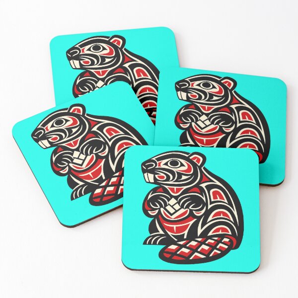 Item preview, Bold Northwest Coast Busy Beaver Illustration designed and sold by Analog Aura .