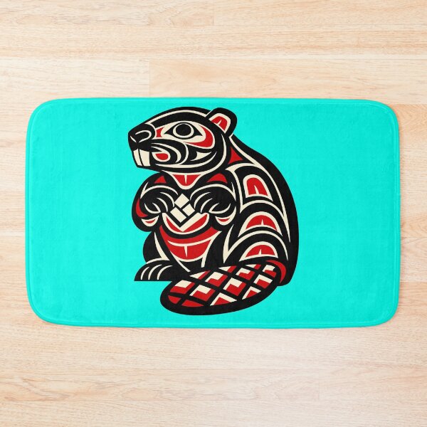 Item preview, Bold Northwest Coast Busy Beaver Illustration designed and sold by Analog Aura .