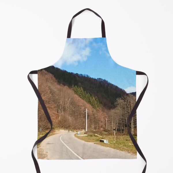 Item preview, Winding Road Through Forest Mountains – Scenic Nature from Romania designed and sold by MSMPrintDesign.