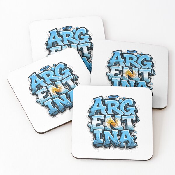 Item preview, Argentina 3D Block Graffiti - Urban Typography designed and sold by FootballCrazy10.