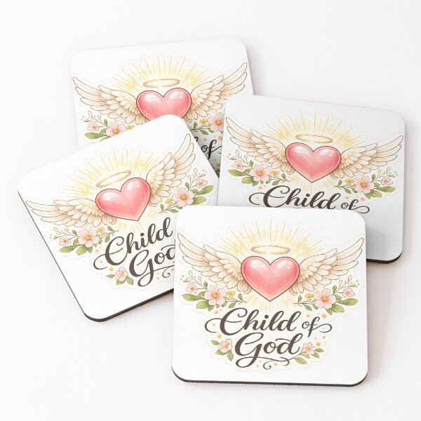 Aperçu de l'œuvre Enfant de Dieu - Design d'ailes d'ange chrétiennes créée et vendue par EkaArtShop.
