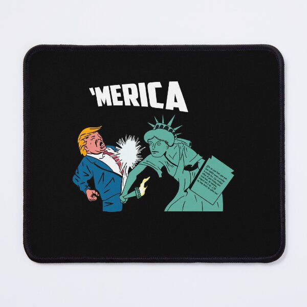 Item preview, ‘MERICA Anti Trump Lady Liberty Resistance designed and sold by Bored Imagination .