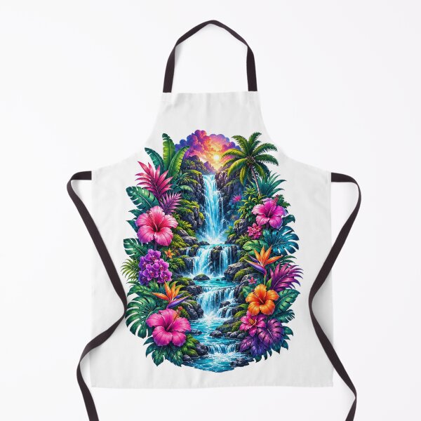 Item preview, Tropical Waterfall Paradise designed and sold by syotos-ai.