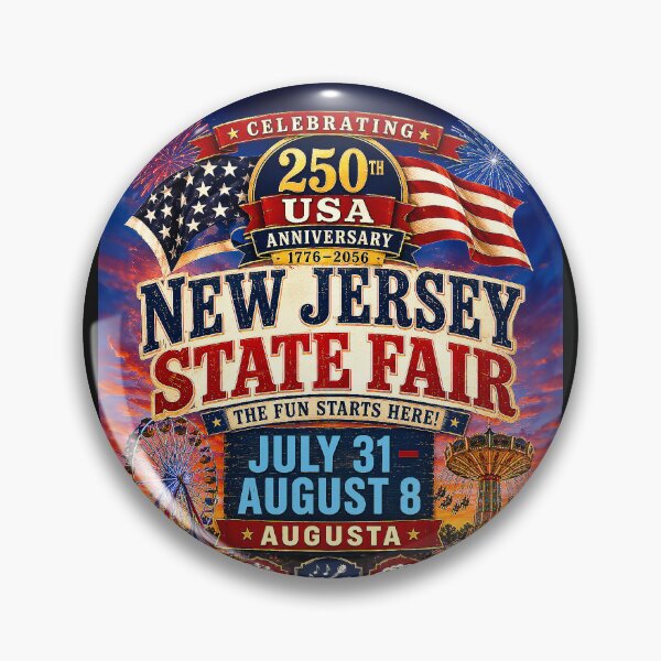 Item preview, NEW JERSEY STATE FAIR - Celebrating the 250th USA Anniversary 1776 to 2026 designed and sold by DBM Photo Art 1.