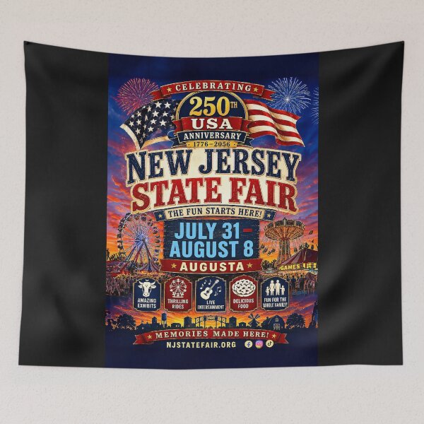 Item preview, NEW JERSEY STATE FAIR - Celebrating the 250th USA Anniversary 1776 to 2026 designed and sold by DBM Photo Art 1.