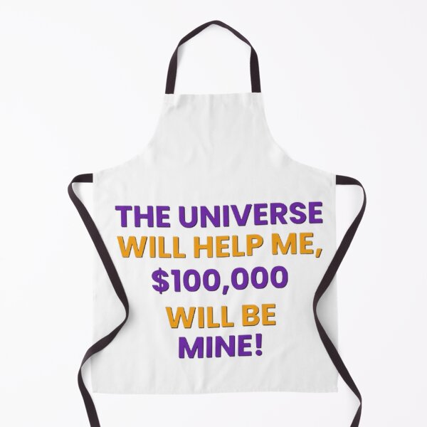 Item preview, The Universe Will Help Me 100000 Will Be Mine Manifestation T-Shirt designed and sold by POTOTSKA.