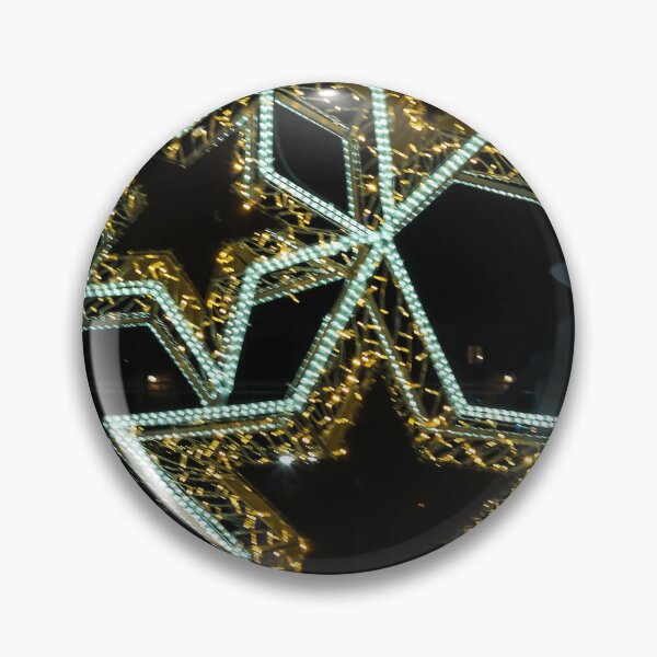 Item preview, Festive Illuminated Star Decoration With Warm LED Lights at Night Holiday Display Scene designed and sold by Nmallia.