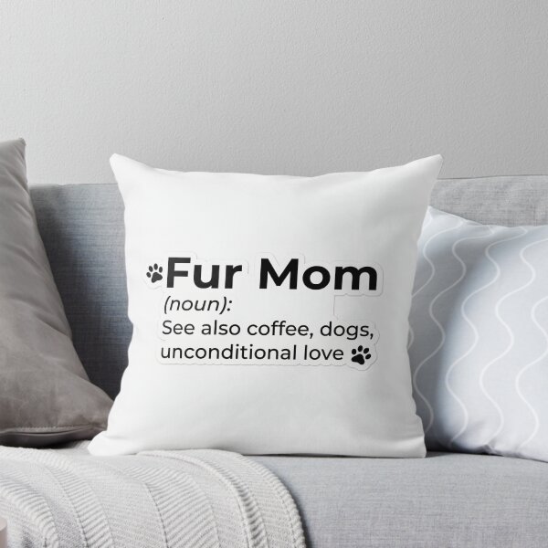 Item preview, Fur Mom Definition Dictionary Style Coffee Dogs Unconditional Love Funny Text Sticker designed and sold by natayzedes.