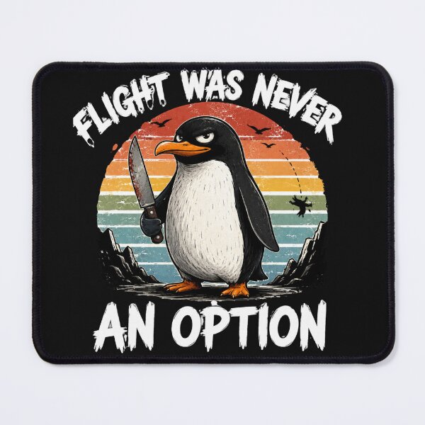 Item preview, Flight Was Never an Option Funny Penguin designed and sold by Zbixu.