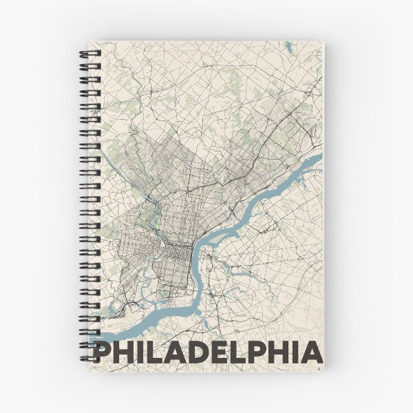 Item preview, Philadelphia Map designed and sold by MapsNerd.