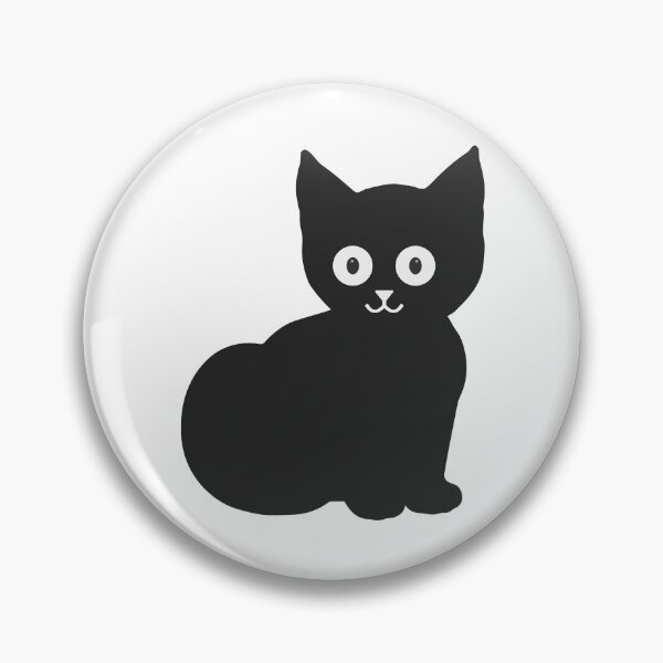 Item preview, Minimalist Black Kitten designed and sold by DJAMALK.