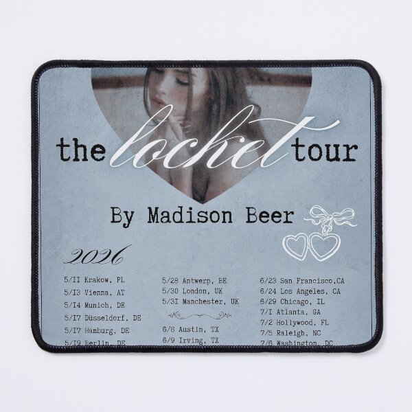 Item preview, Madison beer the locket tour inspired 'poster' blue version designed and sold by dandelionzone.