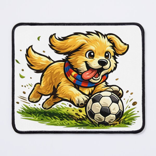 Item preview, Soccer Dog Born to Play designed and sold by PatiImagination.